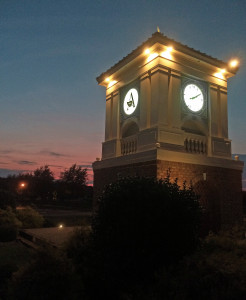Ashville Clocktower at Night