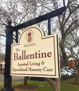 Ballentine Sign Close Up