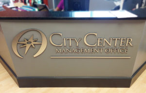 City Center wall logo